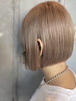 ヘアーデザイン ジュモク(Hair Design Jumoku)&nbsp;ぱっつんワンレンベージュ