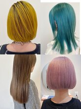 ケアブリーチで叶う最小限のダメージレスカラー！