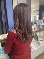 コワファースト 大分(COIFF1RST) スモーキーピンクパープルカラー