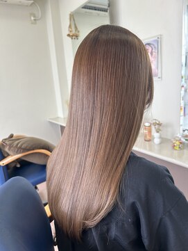 アトリーチェタ 田富店(ATTRICE) ベージュカラーシアカラー髪質改善トリートメント