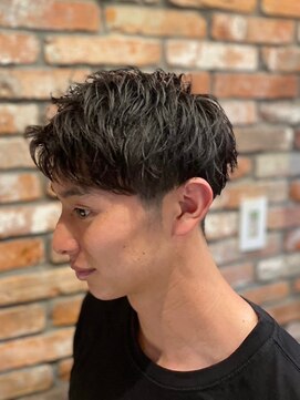 ヒロギンザ 青山店(HIRO GINZA) ハイライト/マッシュパーマ/ウルフ/アッシュブラック/波巻き