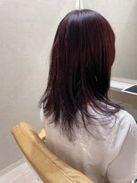 ナンバー 大分中央町店(N°)&nbsp;【TATSU】@tatsu.nunber☆秋色かわいいディープレッドカラー☆