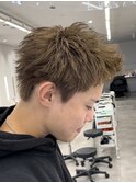スパイキーショート ／メンズショート／ブリーチ