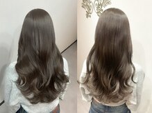 ダメージレスカラーで透明感＆艶髪へ☆