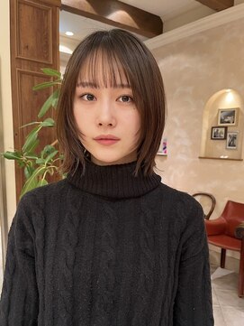 ビュートリアム265(BEAUTRIUM 265) ◯ウルフボブ ストレートボブ 切りっぱなし韓国ボブ前髪ありボブ