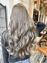 ラグーン(LAGOON)&nbsp;アッシュ/オリーブ/ベージュ/グレー/ダブルカラー/レイヤー