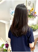 「evri」ロングレイヤー　毛先ワンカール