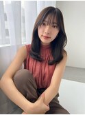 正統派大人っぽセミロング