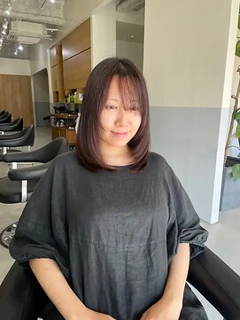 バショ(ba sho) レイヤーカット/透明感カラー