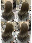 オリーブ/ベージュ/グレージュ/髪質改善