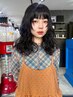 【人気No2】カット＋コテ巻き風デジタル酸性パーマ＋トリートメント