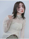 【tetote江坂】ダークブラウン×レイヤースタイル