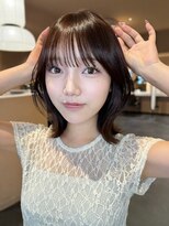 アイドットプラスサッポロ 札幌(i.+SAPPORO)&nbsp;前髪ありふんわり外ハネ顔周りレイヤーボブ