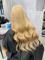 マーシュ ルーヴェ(marshu Luve)&nbsp;ブロンド/エクステ60本/ブリーチ/ダブルカラー