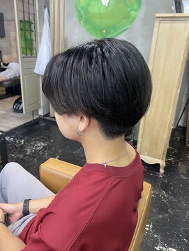 メノン 茨木店(Menon) センターパート×ニュアンスパーマ