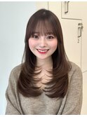【白神】前髪ありロング×結べるやわらかレイヤー