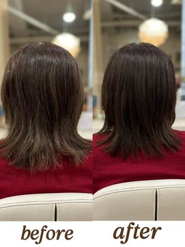 【予防美髪カラー】(デトックスケアでジアミン除去)