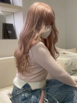 ベレーザ 渋谷(BELEZA) 17250全頭ブリーチアンブレラカラーバタフライカットブロンド