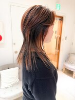 アコテアット ヘア(acote @)&nbsp;イメチェン/ウルフ/レイヤー/前髪/ピンクベージュ/ハイライト