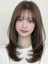 カバーヘア ブリス 戸田公園西口店(COVER HAIR bliss) ミルクグレージュウルフレイヤーカットA12戸田公園30代40代UP