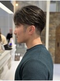 メンズハイライト/フェザーショート/刈り上げショート/目白