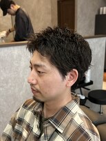 ザ クラン バイ ヘッドライト 仙台長町店(THE CLAN by HEADLIGHT)&nbsp;【短髪パーマ】スパイキーショート×ソフトツイスト