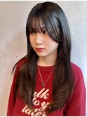姫カット×韓国風レイヤー/ブリーチなしカラー/似合わせ