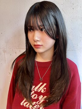 フェンヘアーアイス 中目黒(Fen.hair ici) 姫カット×韓国風レイヤー/ブリーチなしカラー/似合わせ