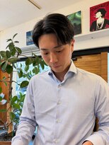 ツネ ヘアアンドヘッドスパ(TsuNE hair&head spa)&nbsp;センターパート　ビジネススタイル　サイドパート