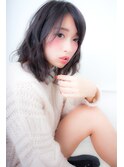 アンジュヘアー　暗髪ノットヘアー　アンニュイカール
