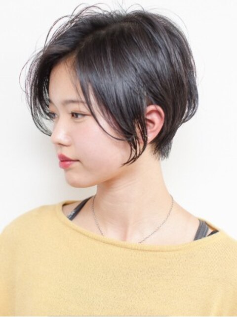 大人の暗髪ショート　犬塚優介【neaf 六本木】