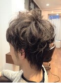 【ヘアルシェ】３0代メンズおすすめ♪アシメツーブロックパーマ