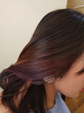 アット(at) #ナチュラルインナーカラー