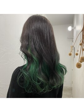 ミューズジャルダン(MUSE jardin) Green★インナーカラー