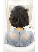 ボブカジュアルアレンジ　ヘアセット