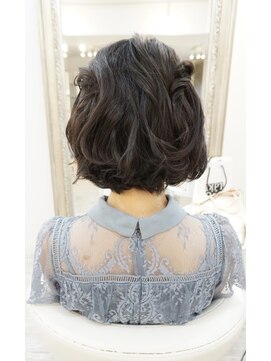 ヘアアンドメイクジップ恵比寿 (Hair＆Make ZIP) ボブカジュアルアレンジ　ヘアセット