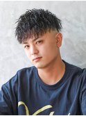 ツイストパーマ ダウンバング シェービング