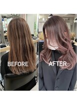 レディアル 大宮(REDEAL ope.)&nbsp;【ハイライト】ベージュハイライトバレイヤージュ白髪ぼかし