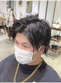 かき上げツイストウルフ【ツイストパーマ】