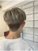 【メンズカット】ブリーチ1回ミルクティーベージュ