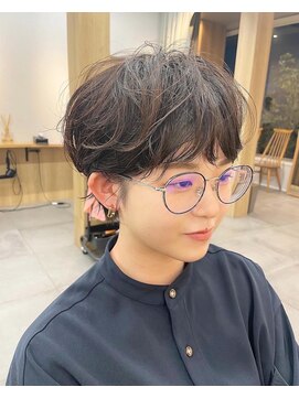 サンド 表参道(sand) ショートボブパーマ20代30代40代イヤリングカラー大人可愛い