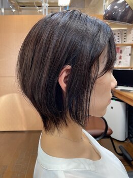 シンラヘアー(SINRAhair)の写真/【白髪の悩みを解決！】専属スタイリストが担当◇髪に優しい薬剤でダメージレスにカラーを楽しもう♪