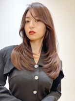 バイオレットジェム(Violet`jem)&nbsp;内巻き レイヤーロング 前髪パーマ