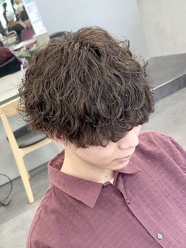 フィフス 渋谷(fifth) メンズマッシュ波巻きスパイラルパーマツイストスパイラルパーマ