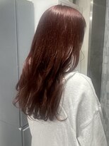 グラッジ 池袋(GLADGE) ワインレッド　ブリーチ　ケアブリーチ　ダブルカラー
