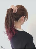 Long×gradation pink