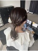 ゆるふわポニーテール