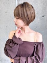 ロンドローズ 名古屋(Lond damaskRose)&nbsp;学割 ブリーチなしダブルカラー ブリーチ 髪質改善 ボブ 804