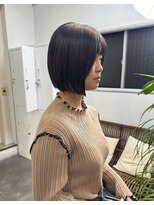 モワ 仙台(Mois)&nbsp;タッセルボブ☆フルバング髪質改善フルバングイメチェン仙台