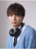 シャドウパーマ ラウンドマッシュ 韓国ヘア 韓流 メンズ